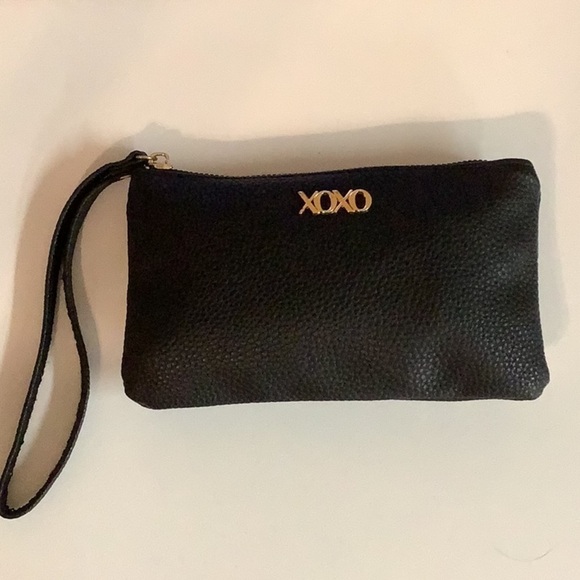 XOXO Black Wristlet with Gold Logo Preloved Like New - Picture 5 of 5